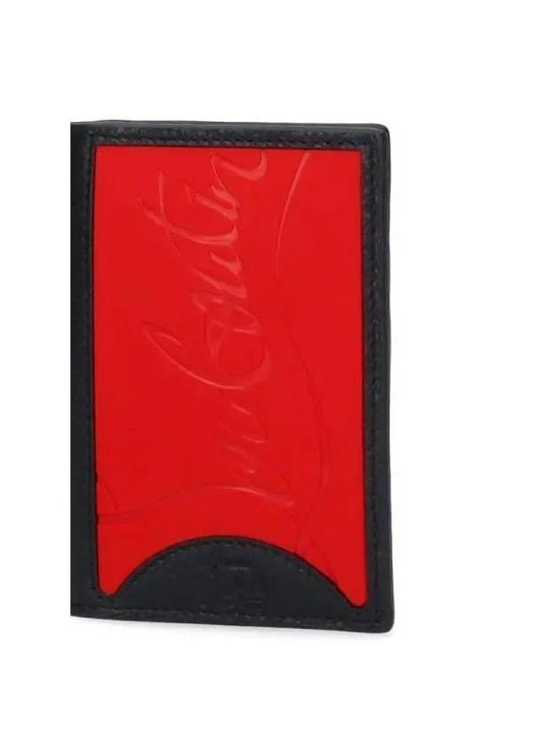 Sifnos Classic Card Wallet Black Red - CHRISTIAN LOUBOUTIN - BALAAN 6