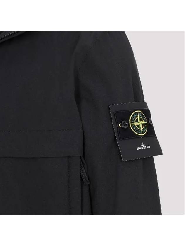 Men's Soft Shell Pure Insulation Technology Primaloft Hooded Jacket Black - STONE ISLAND - BALAAN 5