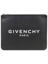 Logo Large Clutch Bag Black - GIVENCHY - BALAAN 2