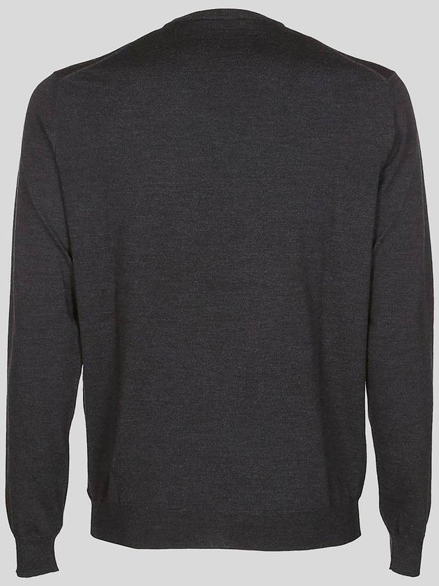 Zanone Dark Grey Wool Sweater - ZANONE - BALAAN 2