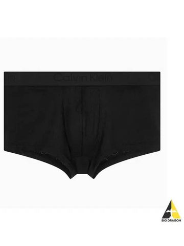 UNDERWEAR Men s CK Black Logo Jacquard Low Rise Trunks NB3947UB1 - CALVIN KLEIN - BALAAN 1