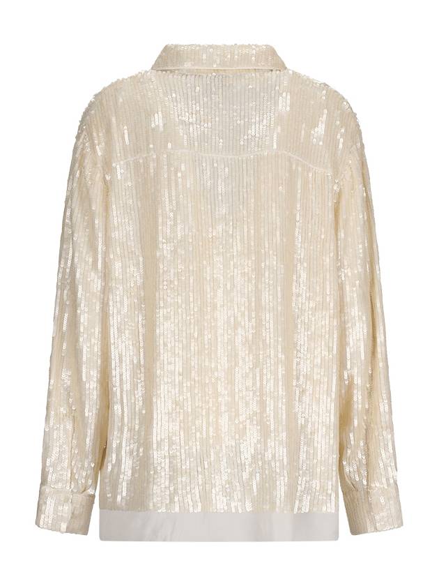 FLUID SHIRT WITH SEQUIN EMBROIDERY - PINKO - BALAAN 2