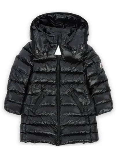 Kids Moka Logo Long Padding Black - MONCLER - BALAAN 2