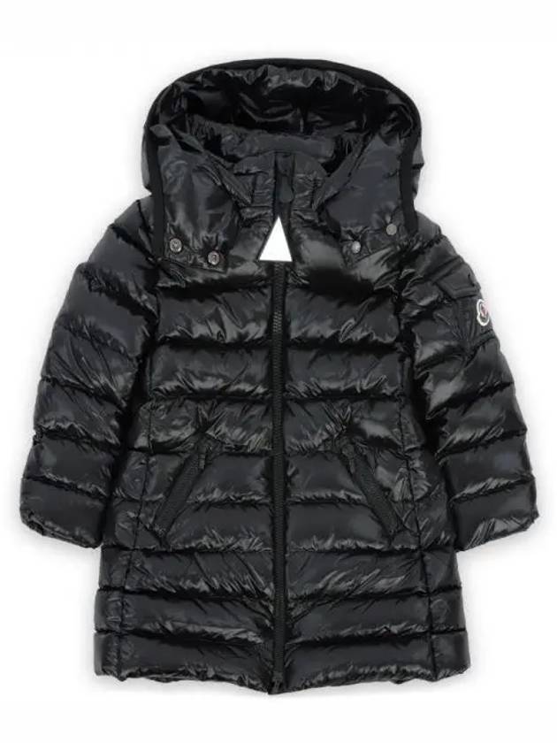 Kids MOKA Logo Long Padding Black - MONCLER - BALAAN 2