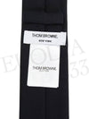 Super 120S Twill Tie Navy - THOM BROWNE - BALAAN 9