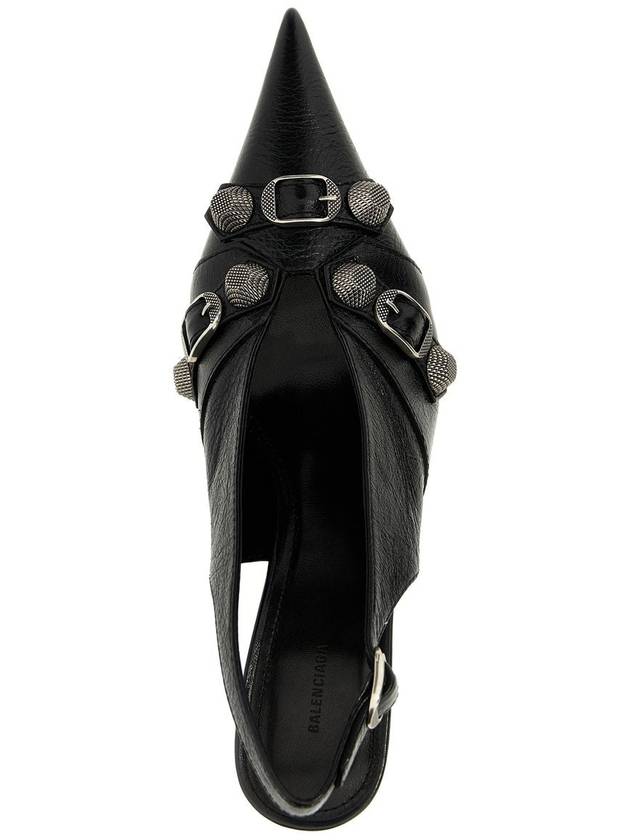 Cagole Slingback Heels Black - BALENCIAGA - BALAAN 5