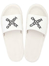 Cross Logo Slippers White - KENZO - BALAAN 3