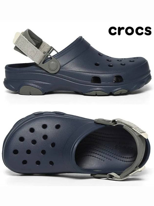 Classic All Terrain Clog Men Women Slippers Sandals Navy 206340 4FK - CROCS - BALAAN 2