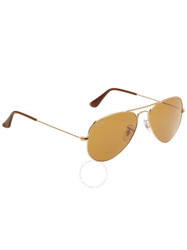 Ray Ban Aviator Classic B-15 Brown Pilot Unisex Sunglasses RB3025 001/33 55 - RAY-BAN - BALAAN 3