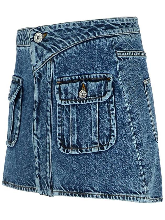 JW Anderson Blue Denim Miniskirt - JW ANDERSON - BALAAN 2