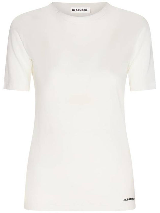 White Cotton T-Shirt J40GC0005J45031100 B0560956579 - JIL SANDER - BALAAN.