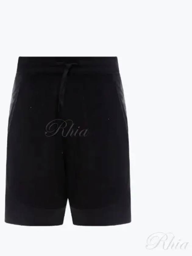 Cotton Terry Garment Dyed Shorts Black - STONE ISLAND - BALAAN 2