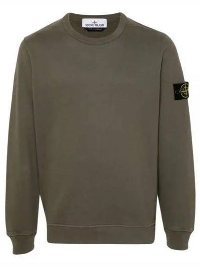 Wappen Patch Crew Neck Cotton Sweatshirt Brown - STONE ISLAND - BALAAN 2