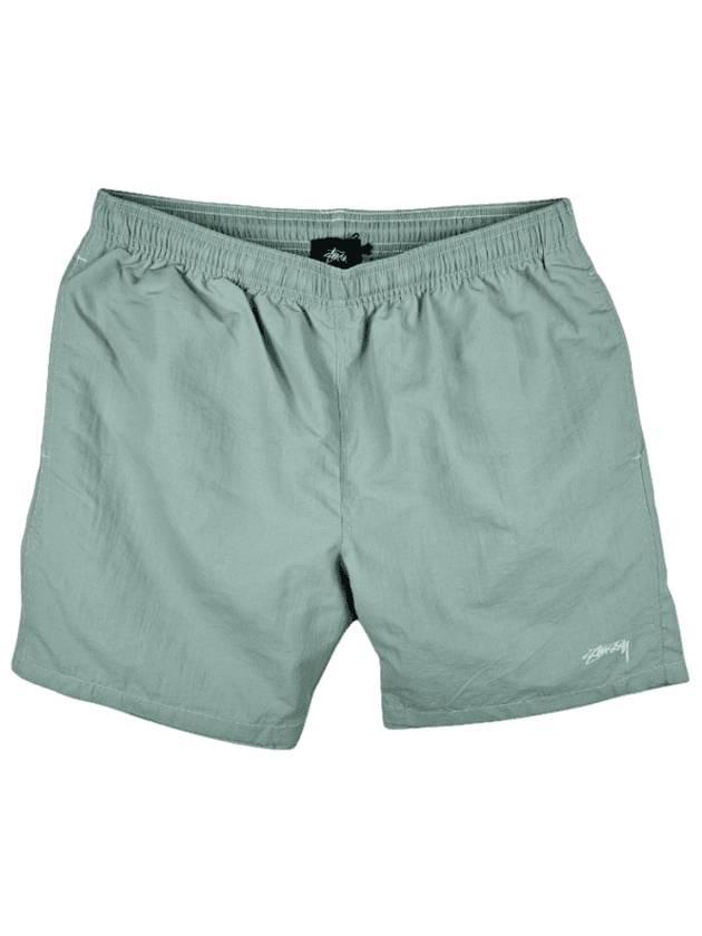 Contrast Stock Water Shorts Washed Green - STUSSY - BALAAN 1