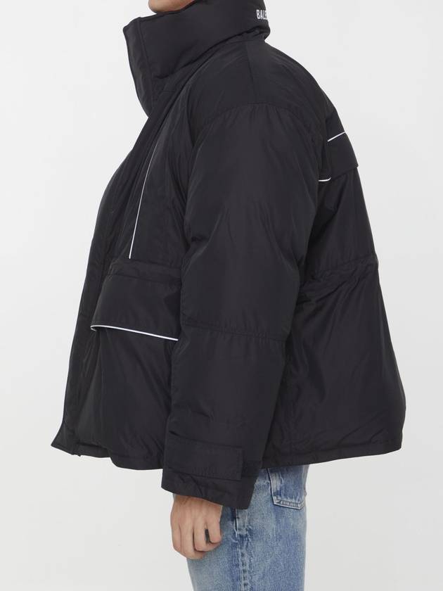 Wrap Parka Black - BALENCIAGA - BALAAN 4