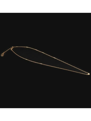 18K Yellow Gold 1P Diamond Damour XS Necklace B7224517 - CARTIER - BALAAN 1