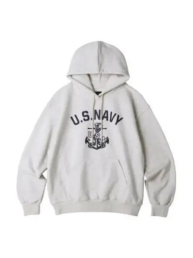 USN Heavy Weight Hoodie Oatmeal - KND - BALAAN 1