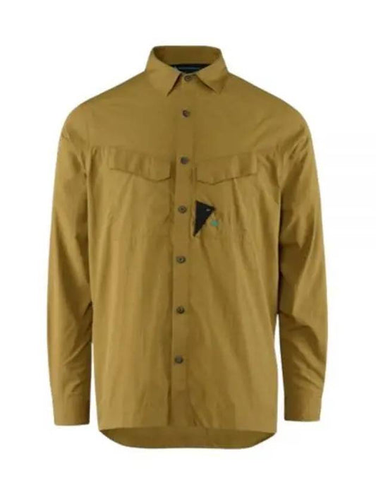 New LS Shirt Men Juniper Green 10371 547 - KLATTERMUSEN - BALAAN 1