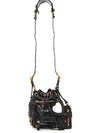 Le Cagole XS Leather Bucket Bag Black - BALENCIAGA - BALAAN 9