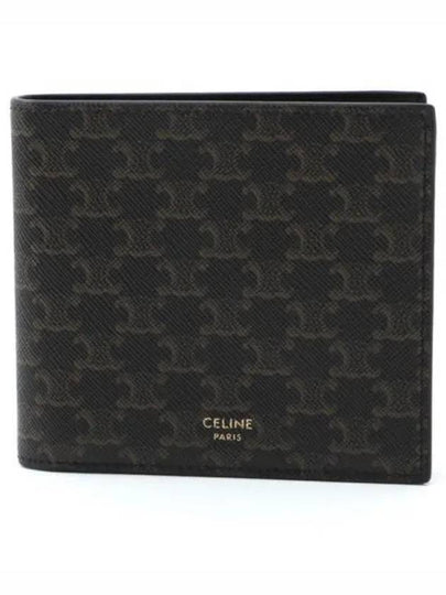 Logo Triomphe Bilford Half Wallet Black - CELINE - BALAAN 2