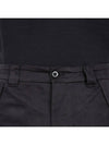 Men's Metropolis Stretch Satin Cargo Straight Pants Black - CP COMPANY - BALAAN 6