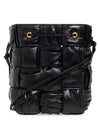 Cassette Mini Bucket Bag Black - BOTTEGA VENETA - BALAAN 3