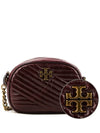 Women's Kira Glazed Camera Shoulder Bag Red - TORY BURCH - BALAAN 2