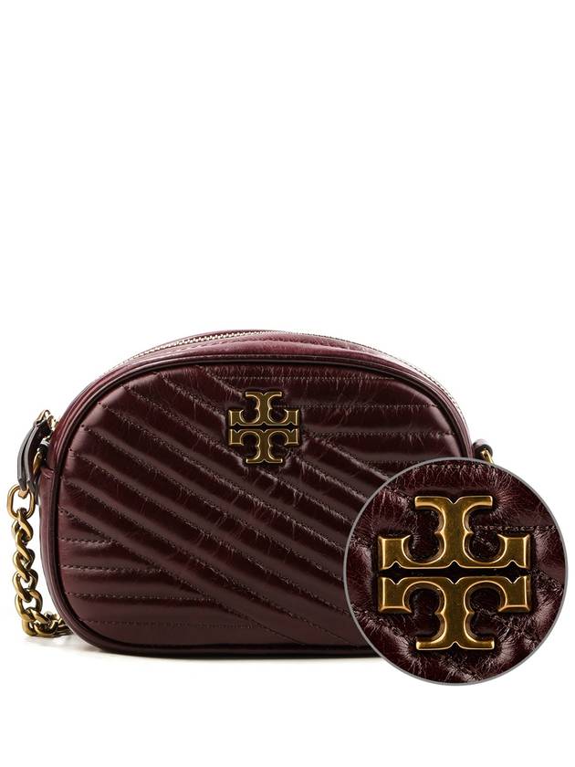 Women's Kira Glazed Camera Shoulder Bag Red - TORY BURCH - BALAAN 2