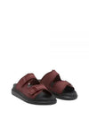 Hybrid Debossed Logo Slippers Red - ALEXANDER MCQUEEN - BALAAN 2