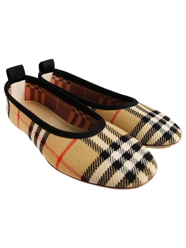 Vintage Check Ballerina Archive Beige - BURBERRY - BALAAN.