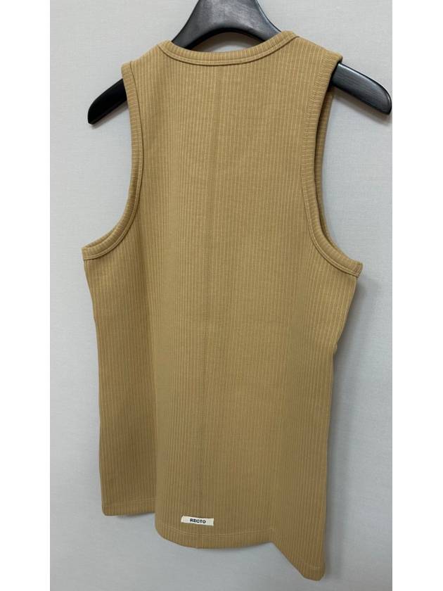 Men s RC Jacquard Logo Ribbed Tank Top 95 - RECTO - BALAAN 5