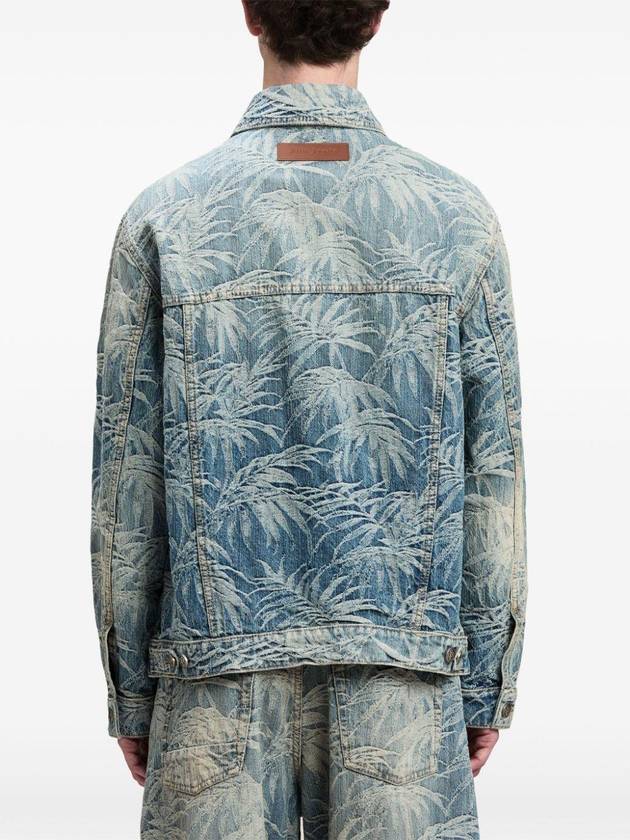 PALM ANGELS PALMS WASH DENIM JACKET - PALM ANGELS - BALAAN 5