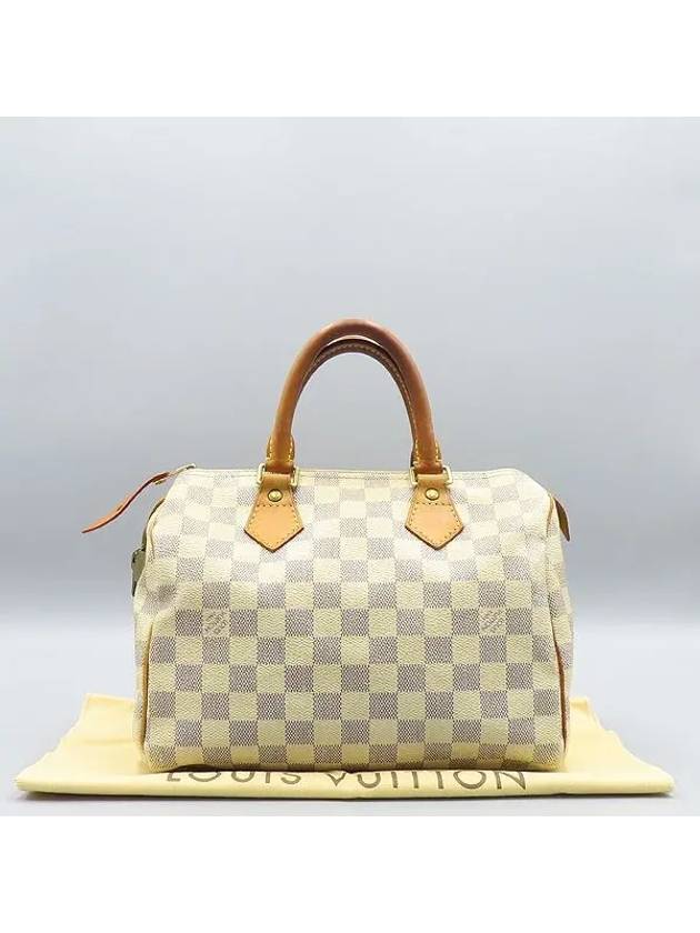 N41534 Damier Azur Canvas Speedy 25 Tote Bag - LOUIS VUITTON - BALAAN 1