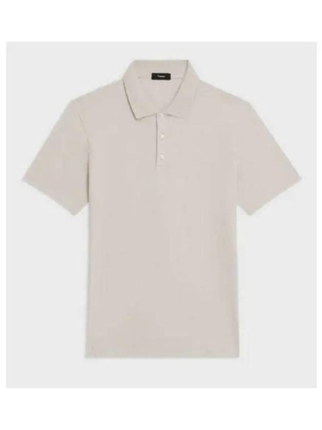 Bronn Cotton Short Sleeve Polo Shirt Limestone - THEORY - BALAAN 2