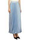 Gavino Long Pleated Skirt Blue - MAX MARA - BALAAN 4