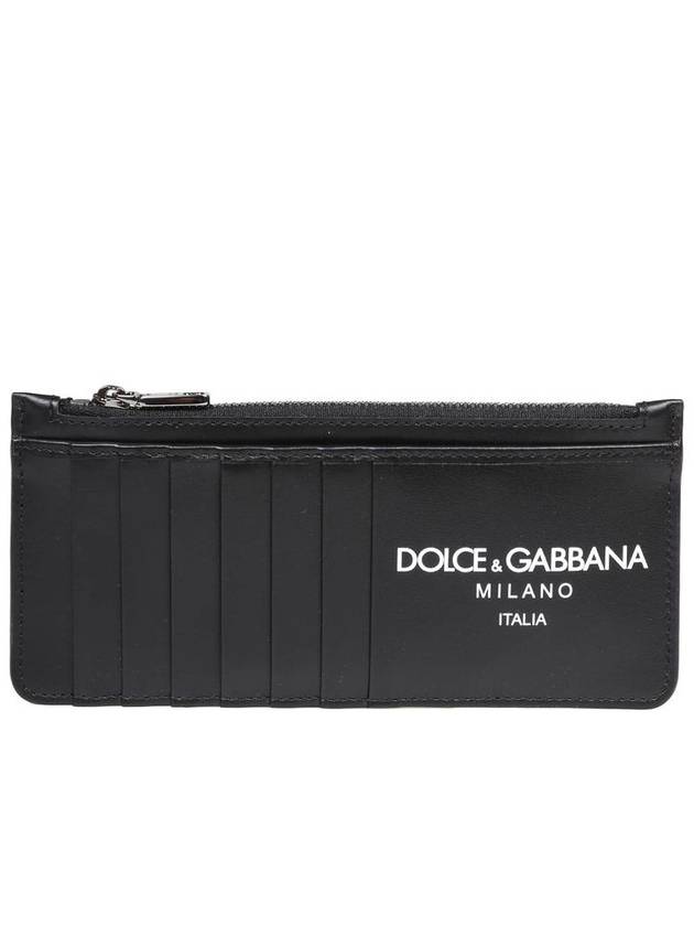 logo print leather wallet BP2172AN244 - DOLCE&GABBANA - BALAAN 2