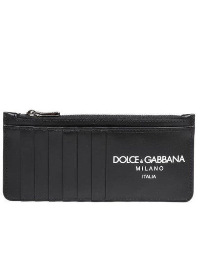 logo print leather wallet BP2172AN244 - DOLCE&GABBANA - BALAAN 2