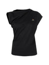 Women's Embroidered Logo Sleeveless Black - VIVIENNE WESTWOOD - BALAAN 2