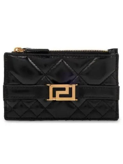 Greca Goddess Zip Card Wallet Black - VERSACE - BALAAN 2