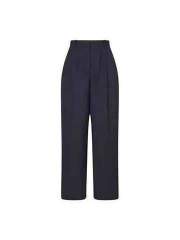 Women s Buffus Tailored Pants Black Beige 6991W2403 - THE ROW - BALAAN 1