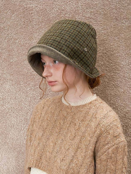 Soft Bonnet Hat Khaki - BROWN HAT - BALAAN 2