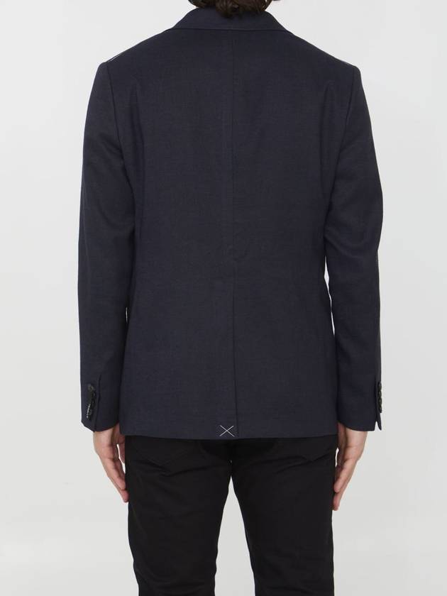 Linen And Viscose Jacket - TONELLO - BALAAN 4