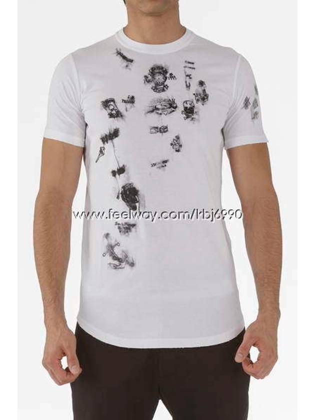 Men's Ink Mini Me Short Sleeve TShirt S74GC0938 - DSQUARED2 - BALAAN 1