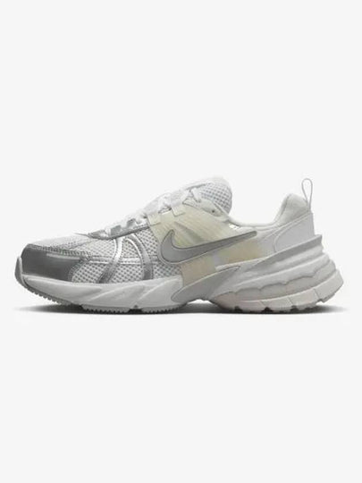 V2K Run Low Top Sneakers Metallic Silver White - NIKE - BALAAN 2