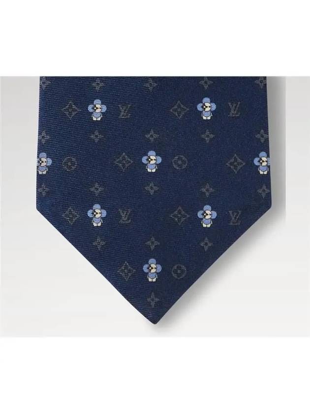 Monogram Small Vivienne Tie Navy - LOUIS VUITTON - BALAAN 3