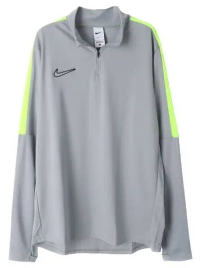 Dri Fit Academy 1 4 Zip Up Long Sleeve T-Shirt Grey - NIKE - BALAAN 2