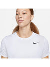 Women's Dri Fit Short Sleeve T-Shirt White - NIKE - BALAAN 4