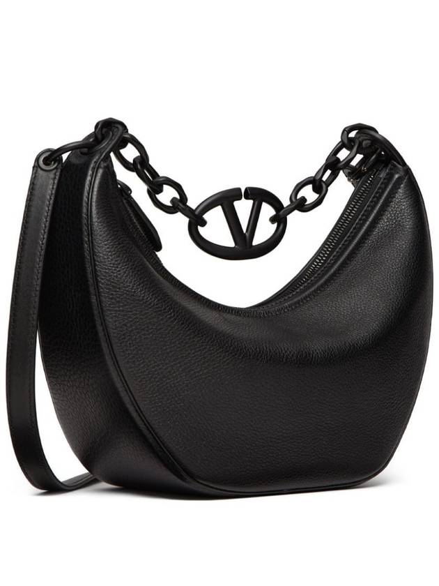 VALENTINO SMALL VLOGO MOON HOBO BAG - VALENTINO - BALAAN 3