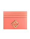 FF Diamond Card Wallet Pink - FENDI - BALAAN 1