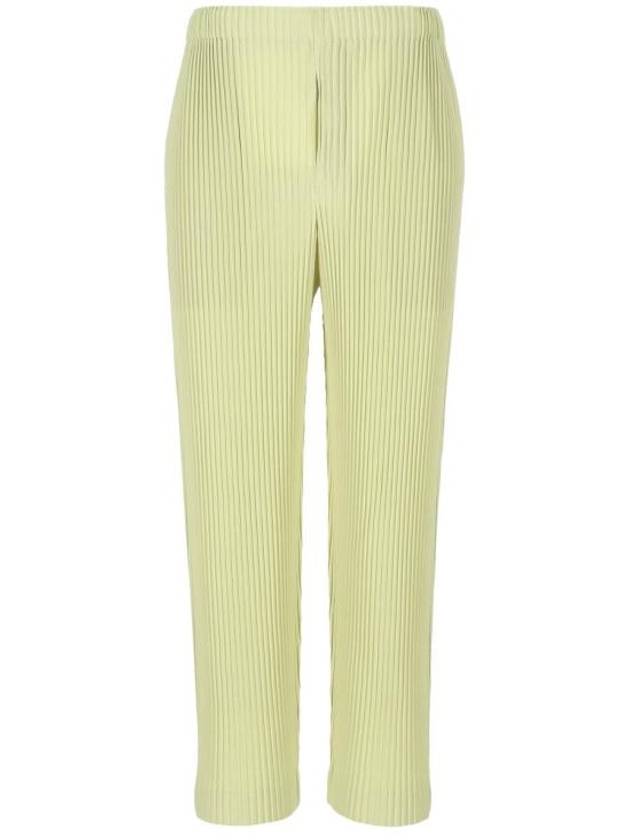 Monthly Color November Straight Pants Green - ISSEY MIYAKE - BALAAN 1